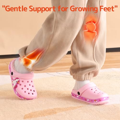 Image of Kids Clogs for Boys Girls Lightweight Slip-On Sandals Water Shoes Beach Pool Slippers for Toddler /Little Kid