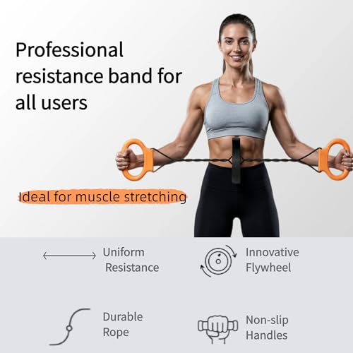 Flywheel Arm Trainer for Men & Women,Portable Forearm Strength Trainer for Home Gym,Twister Chest and Arm Trainer for Upper Body Workout,Fun Fitness Equipment for Arms,Chest & Back(Blue) — view 3