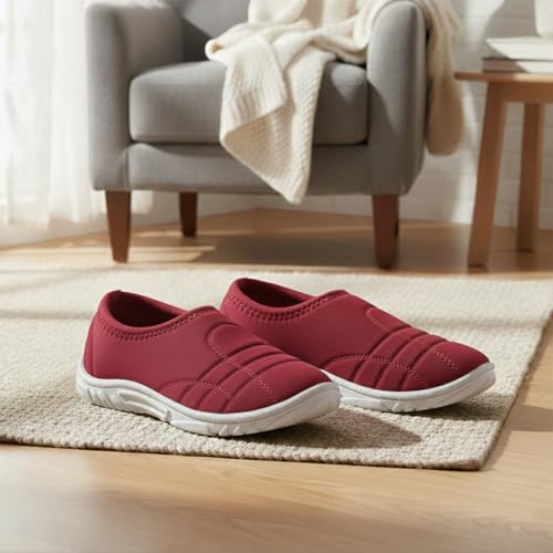 Image of DOCTOR EXTRA SOFT Memory Foam Women's Shoes for Walking Gym Training,Casual, Sports,Slip-On,Lightweight Lace up Athletics Slipon Running Sneaker for Ladies and Girls