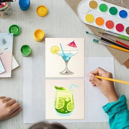 Pintura de cócteles por números ideal para fiestas creativas de adultos y tardes de ocio 2