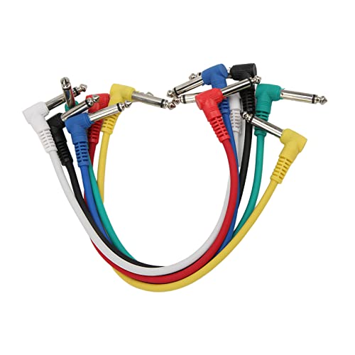 Effectkabel, eenvoudige verbindingspedaal patchkabel 6 stuks sterke geleidbaarheid kleurrijke stabiele transmissie voor… - Image 3