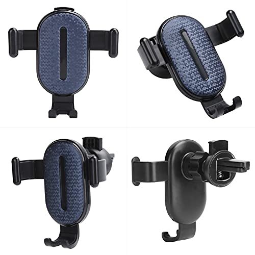 Wisoqu Suporte de telefone para carro, suporte giratório de 360 mãos livres para celular para saída