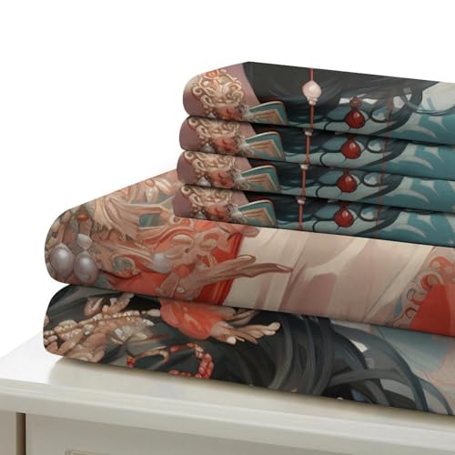 Housse de couette Asian Beauty microfibre 220x240 cm - 7