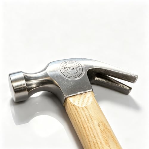 Image of 2 Pack Claw Hammer,8.8 oz Forged Carbon Steel Head Small hammer Wood Hammer Solid wood handle claw hammer for Home Repair& DIY (Claw Hammers) (2)