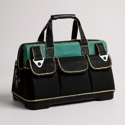 Bolsa Caixa de Ferramentas Maleta Organizadora Profissional com Bolsos e Alças Reforçadas para Transporte e Organização de Ferramentas