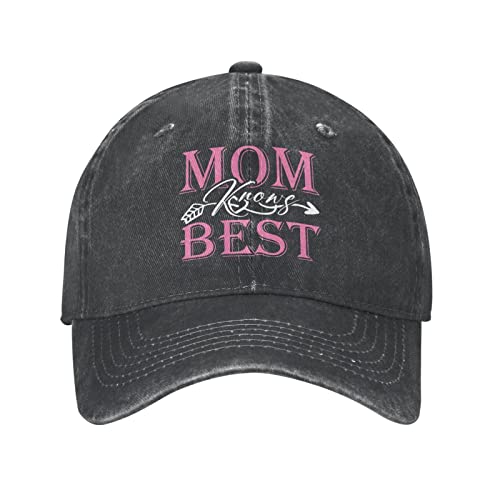 Hats for Men Baseball Cap Mothers Day Mom Gifts Vintage Hat for Men Golf Hat Quick Dry Mom Knons Best Cute Baseball Caps Black