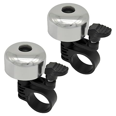 RYANGO Bike Bell, Cute Mini Bicycle Bell 2 Pack, Crisp Bike Bells for Adults and Kids, Bicycle Bells for Handlebars, Loud Cycling Ring Bell for Road Bike Mountain Bike Scooter Cover