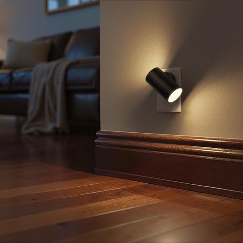 Briignite Night Lights Plug into Wall, 5CCT LED Night Light Plug in, Dusk to Dawn Sensor, 330° Swivel Plug, 0-100LM Adjustable Brightness, Dimmable NightLight for Hallway, Bedroom, Stairway, 2 Pack — view 6