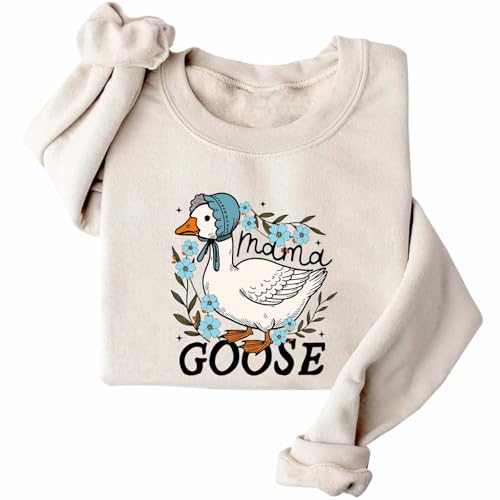 Mama Goose Sweatshirt Funny Pregnancy Mom Sweatshirt