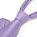 Junmaxroad Lilac Lavender Ties For Men Solid Color Formal Neckties 3.15