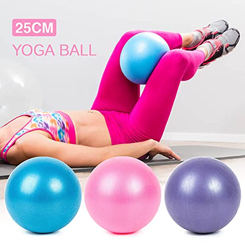 SIUKE Bola de ioga de 25cm 25 cm 2 pcs bola de yoga anti-explosão grossa bola estabilidade mini barr