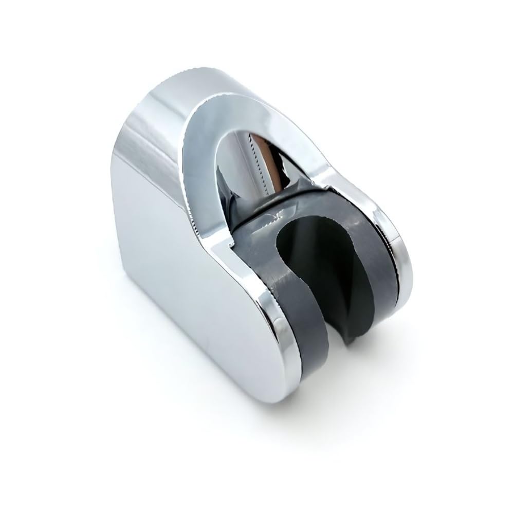 Chrome Square Shower Head Holder Bracket - Modern Bathroom Accessory for Secure Mounting and Stylish Design