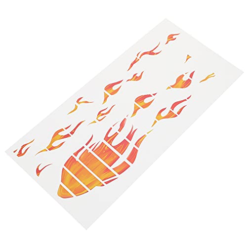 Totority 1個 ギター指板ステッカー ウクレレアクセサリー ベースギターのインレイステッカー ハワイアンアクセサリー エレキギターのネック ハワイのステッカー ギターのフレットラベル フレ