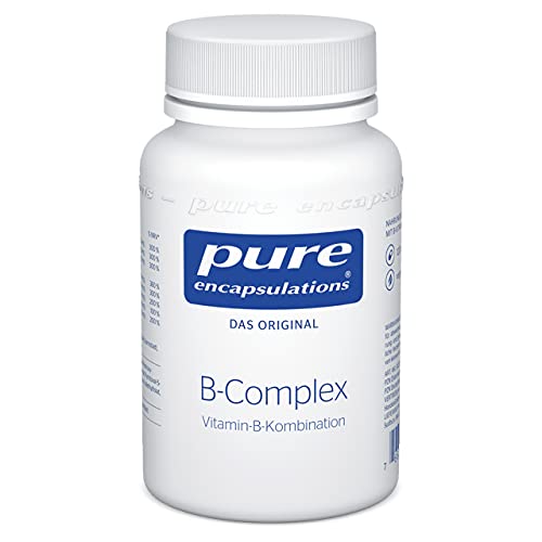 Pure Encapsulations B-Complex | 8 B-Vitamine im optimalen Verhältnis | B1, B2, B6, B12, Biotin, Folat (als Metafolin), Niacin (B3), Pantothensäure (B5) in aktivierter Form | 120 Kapseln (4 Monate)