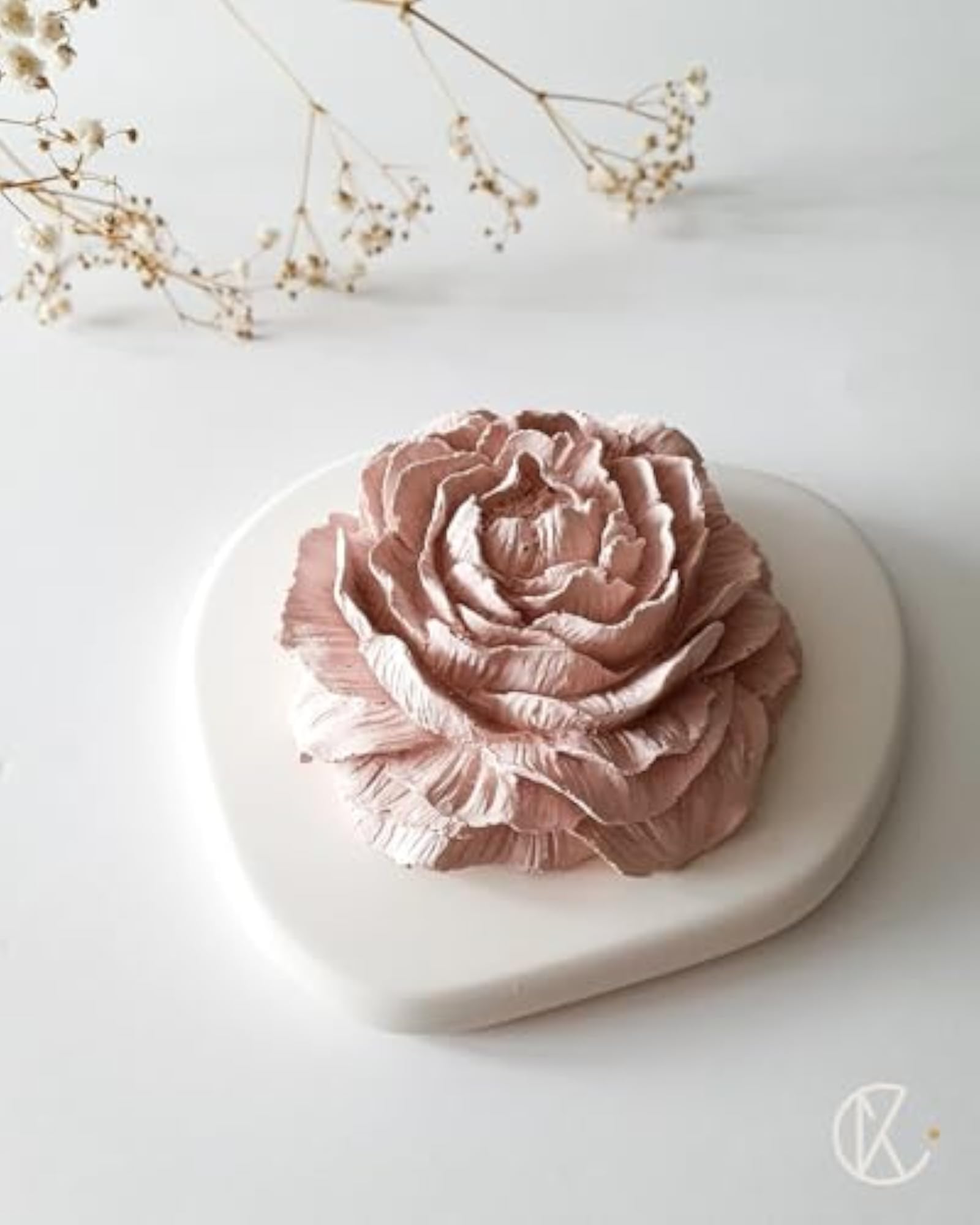 Rose-Shaped Stone Aromatherapy Diffuser for Home & Office