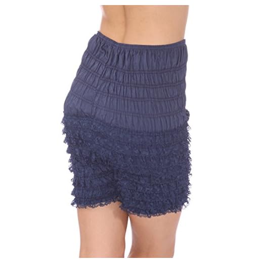 Malco Mode Jaime Pettipants, Stil N21, Dam Kostym shorts, Sexig volangtrosor, Lacey Dansshorts