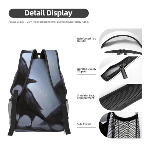 Sac à dos pour ordinateur portable Ravens noir taille unique