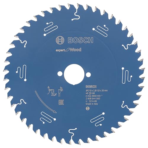 Bosch Accessories Professional 1x Kreissägeblatt Expert for Wood (für Holz Sägeblatt Ø 210 x 30 x 2 8 mm Zähne 48 Zubehör Kreissäge)
