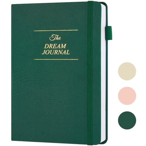 JUBTIC Dream Journal – Hardcover Dream Notebook, Guided Dream...