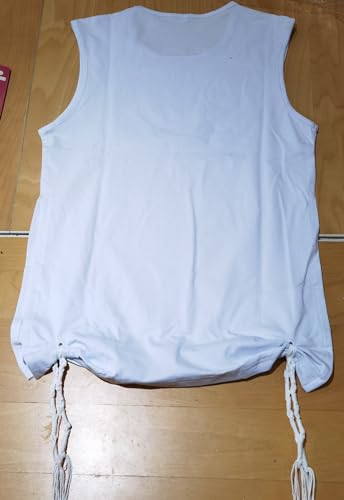 White tzitzit Men Boys Set:100% Cotton Kids and Adults Fabric Kippah3