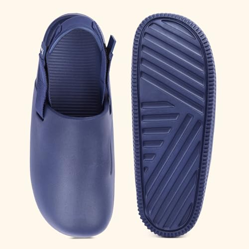 Image of YOHO Glide Clog Sandals for Men | Mule Shape Clogs with Adjustable Straps | Lightweight & Waterproof Cushioned Footwear for Everyday Use