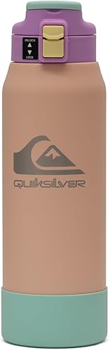 Miniatura 7 de Quiksilver Redondo - Taza de viaje de acero inoxidable aislada al vacío, taza de café reutilizable o botella de agua con tapa a prueba de fugas,