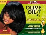 Olive Oil Hair Relaxer – Normal Strength | 1 Application for Smooth, Frizz-Free Hair