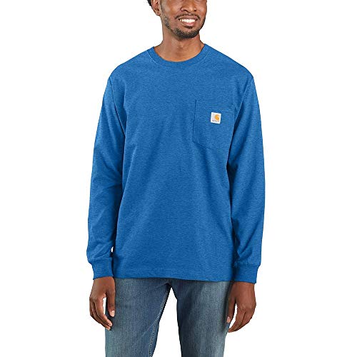 Image of Carhartt Men's Workwear Midweight Jersey Pocket Long-Sleeve T-Shirt