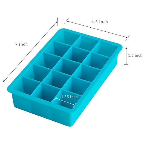 Bandejas de silicona para cubitos de hielo Webake, pack de 3 miniatura 2