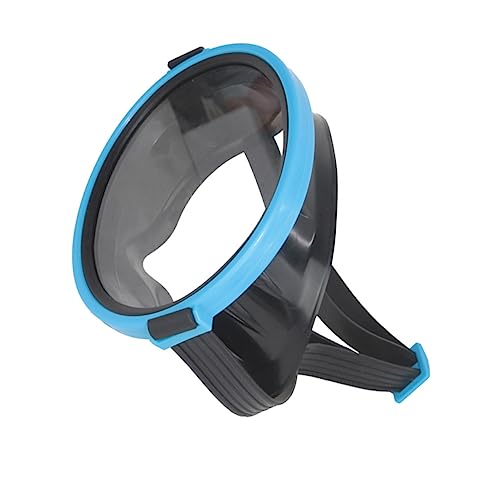 POPETPOP Snorkeling Mask Glass One-Piece Frame Diving Goggle Comfortable Fit for Facial