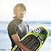 O'Brien Black Magic Kneeboard with Cable Actuated Retractable Fins and Removable Aquatic Hook for Kneeboarding Equipment, Green