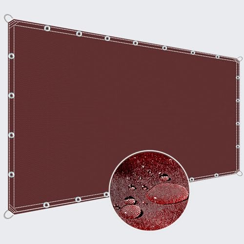 ZQXFZ Balcon Privacidad 1.4x1m Techo de balcón Red de Sombra de Jardín Toldos Exterior Terraza Red para Patio -MarróN.