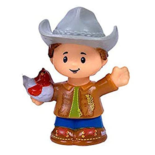 Figurine de cowboy Little People Fisher-Price pour remplacer un personnage de ferme perdu
