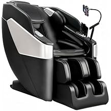 SENAINS Full Body Massage Chair with Zero-Gravity SL Track, 6 Types 3D Mechanical Massage, 5-Level Heating, Airbag Massage, Foot Rollers, Bluetooth & Wireless Charging
