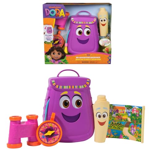SUNNY, Dora Aventureira, Mochila com Mapa e Binóculo, Kit de Aventuras