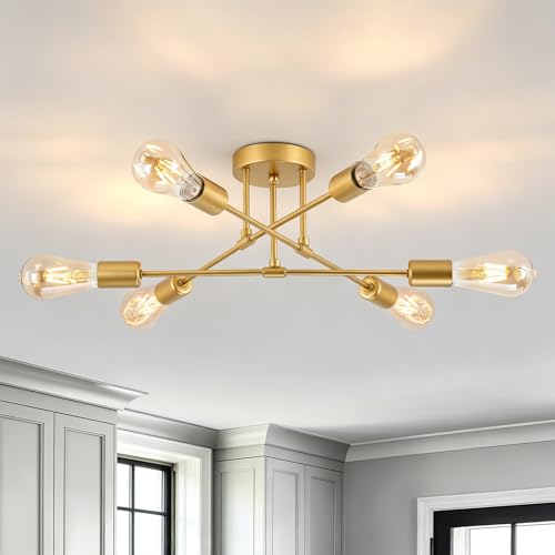 YCZM 6-Lights Modern Sputnik Chandelier by YCZM - Used condition - US$26.50