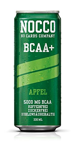 nocco BCAA Drink Incluye pfand – Sabor Manzana – No Carbs Company Fitness Drink