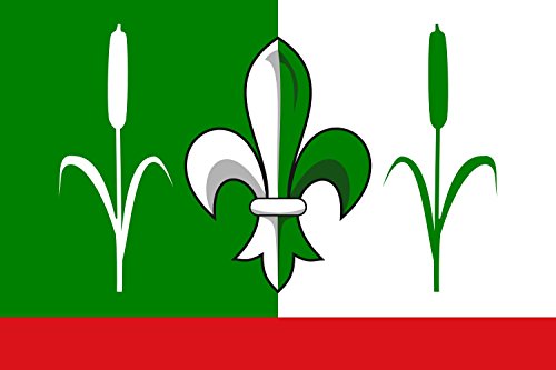 Drapeau Large Výšovice bicolore rectangulaire pour mât extérieur - 2