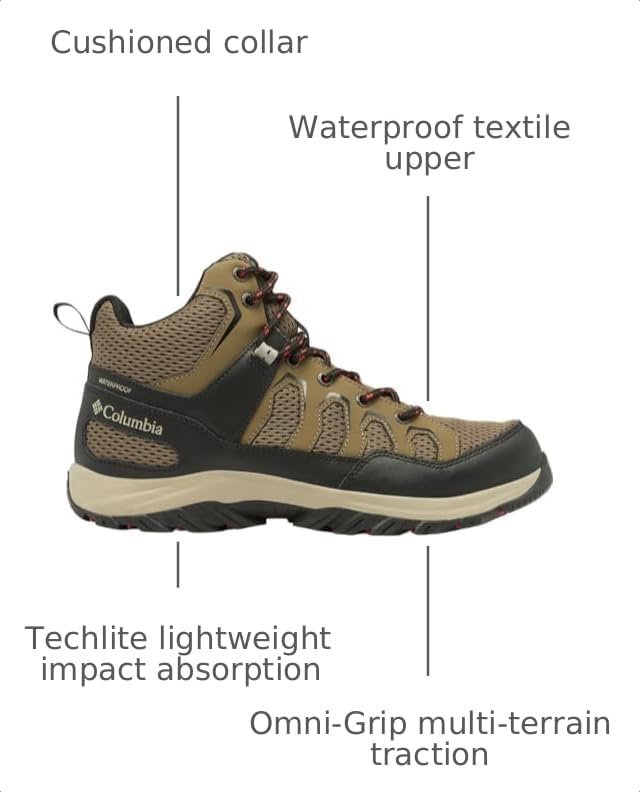 Image of Columbia mens Granite Trail Mid Waterproof