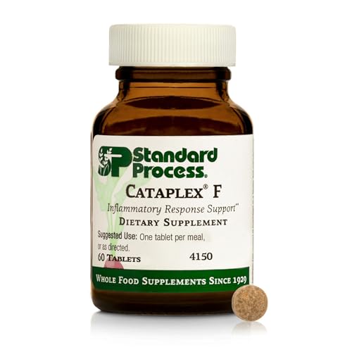 Standard Process Cataplex F - Contains Vitamin B6 & Iodine - Supports Structural Composition of Skin & Hair - Non-Dairy & Non-Soy - 90 Tablets (90 Servings)