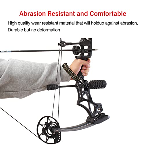 Sopoger Archery Bow Wrist Sling Adjustable Hunting Wrist Strap Braided For Compound Bow Target Shooting Accessories (Camo) #TOP2