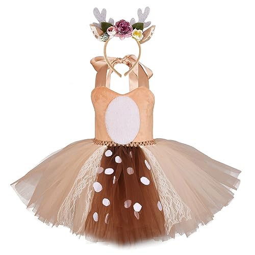 Disfraz de Reno para Niñas Bebés y Niñas Pequeñas miniatura 1