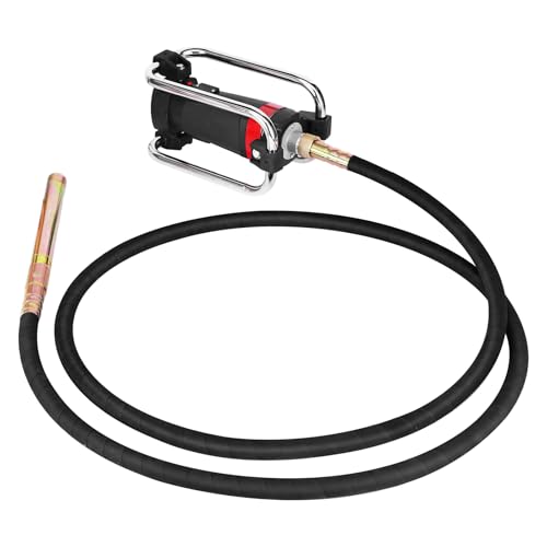 YJINGRUI Electric Concrete Vibrator 16000VPM Concrete Vibrating 220V 1100W with 4.5m Shaft Rod