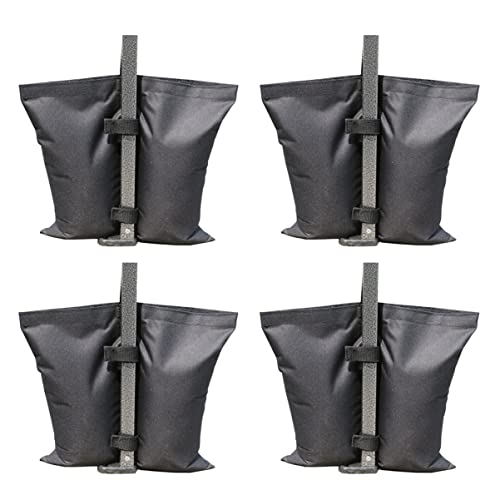 YARNOW 4pcs Sandbags Weights for Tent Pavilion Marquee Easy Attachment to Legs Suitable for Beach Camping