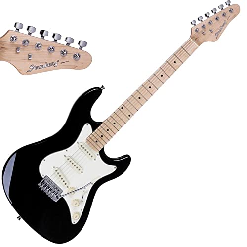Guitarra Strato STS-100 Preto STRINBERG