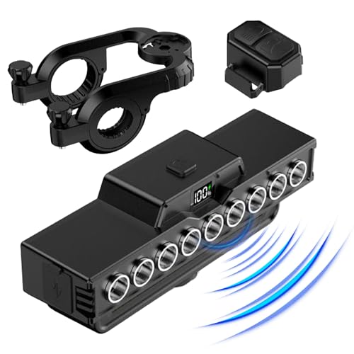 Phare pour vélo rechargeable USB avec 2 modes d'éclairage pour guidon - 7