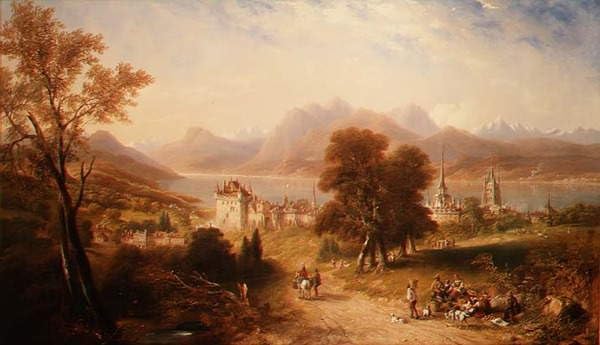 Pintura de Lago de Lucerna por Johncarmichael lienzo decorativo de 60x90cm