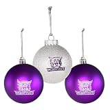 Fan Frenzy Gifts Weber State Wildcats Officially Licensed Bulb Ornament 3 Pack
