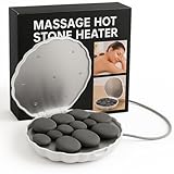 Royal Massage Clamshell (Large) Hot Stone Heater w/12 Hot Rocks - Heat Massage Therapy for Aching...