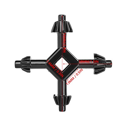 Drill Chucker Tightener 4 in 1 Multifunctional Steel Universal Drills Chuck Key Holder Fit Handheld Drill Tightening Key Drilling Tool - Image 3